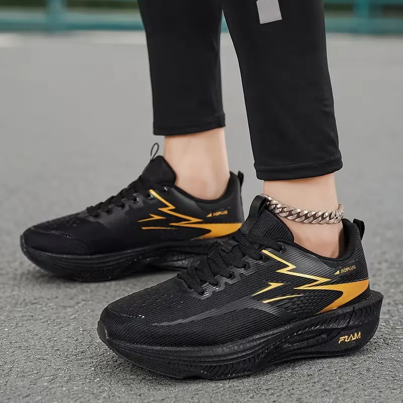 Unisex Sports Shoes Carbon Plate Walking Running Sneakers Shock-Absorbing Marathon Racing Athletics Training for Men's&Women