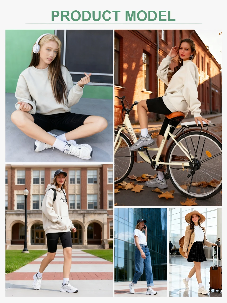Baasploa Women Running Shoes Lightweight Breathable Sport Shoes For Women Comfort White Sneakers Casual Sneakers Non-Slip