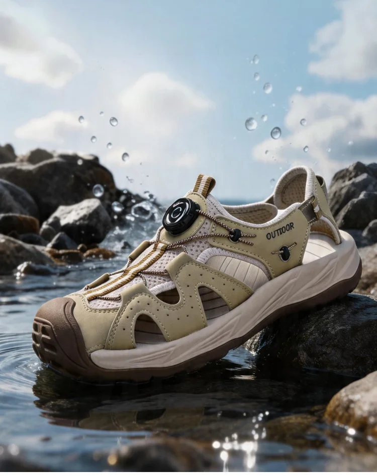High-quality men's leisure sports sandals summer new breathable outdoor sandals with thick soles and comfortable sandals 38-47