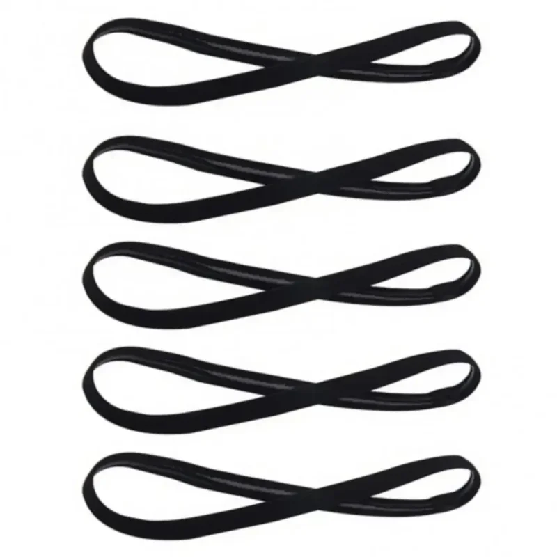 5Pcs Colorful Yoga Headbands for Women Men Non Slip Sports Sweatband Elastic Football Running Head Band