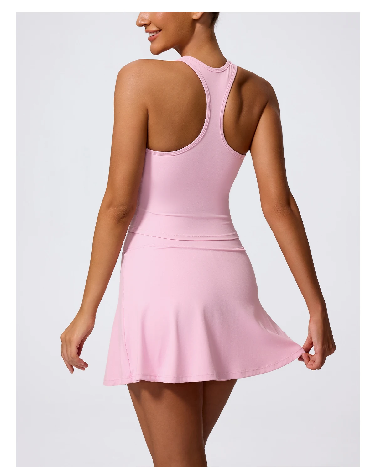 Hearuisavy Sports Skirt Woman High Waisted Workout Yoga Golf Skirt Quick Dry Breathable Short Skirt Casual Running Female Skorts