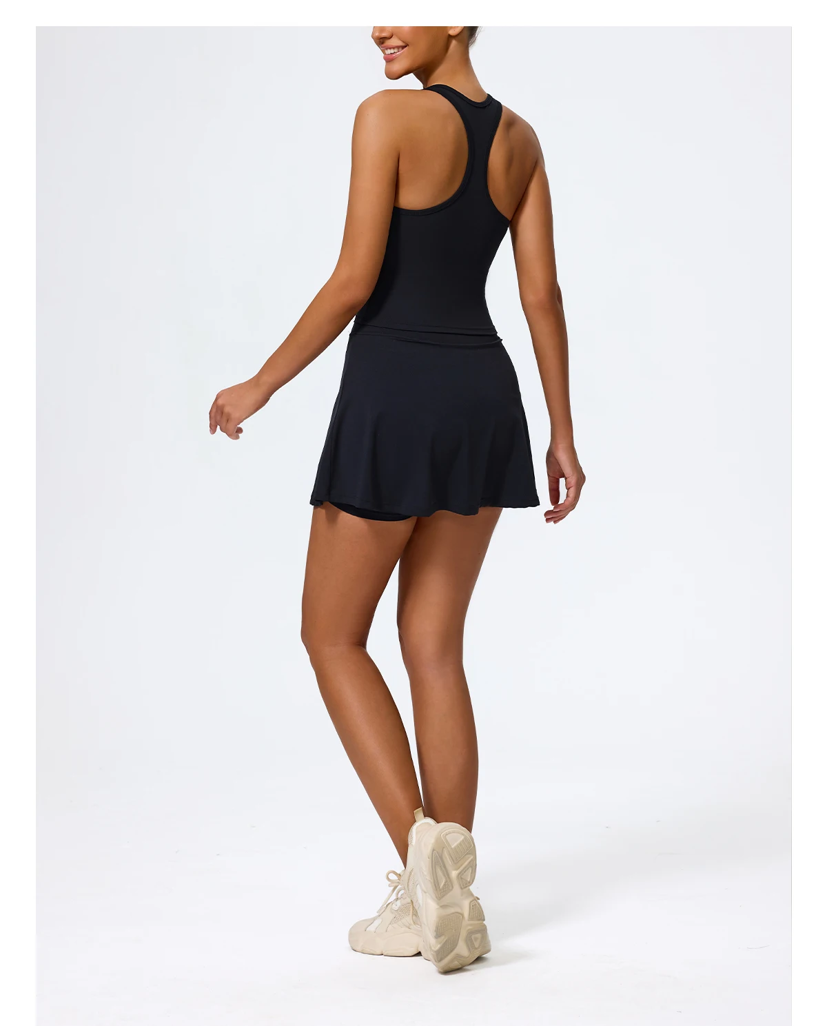 Hearuisavy Sports Skirt Woman High Waisted Workout Yoga Golf Skirt Quick Dry Breathable Short Skirt Casual Running Female Skorts