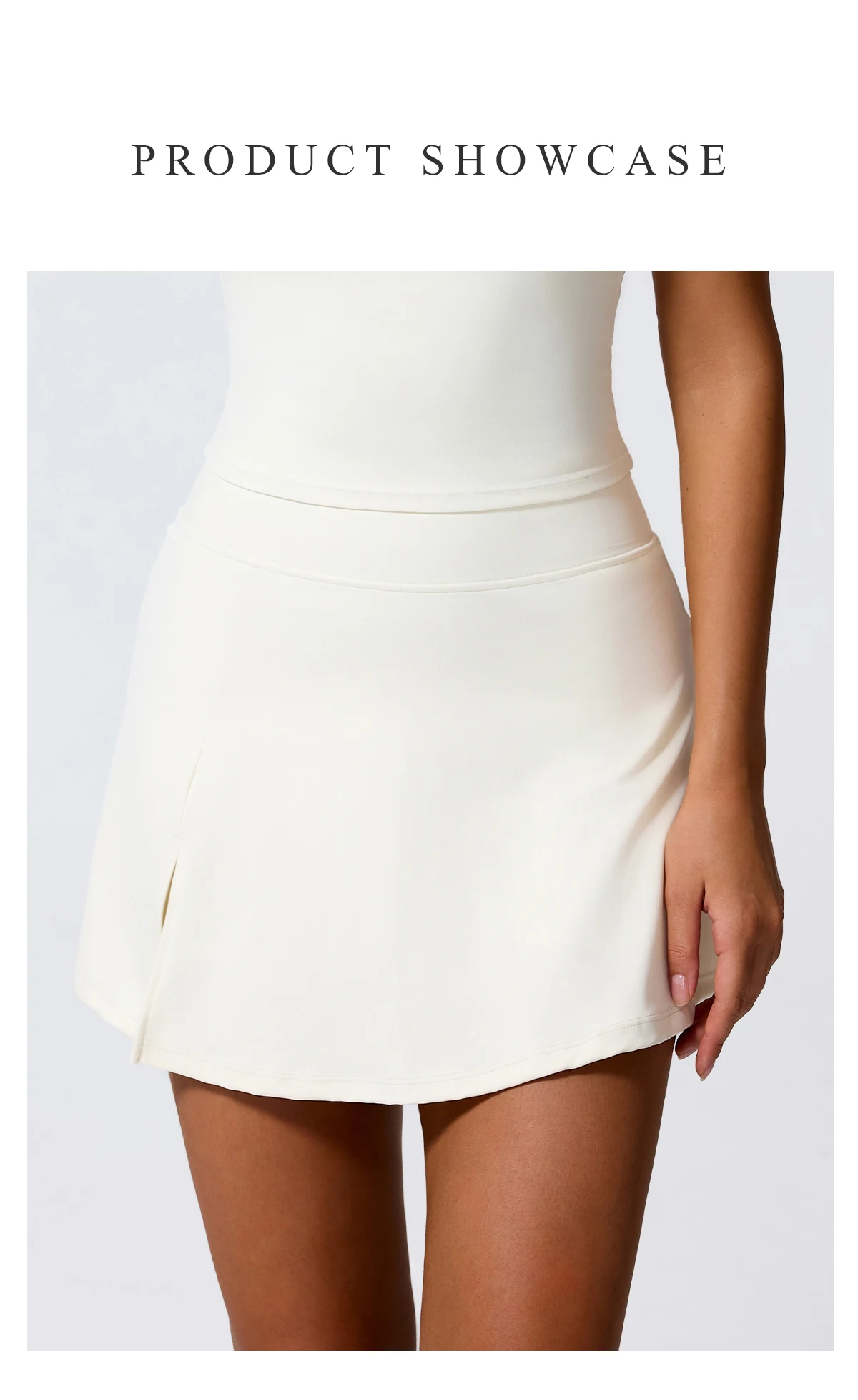 Hearuisavy Sports Skirt Woman High Waisted Workout Yoga Golf Skirt Quick Dry Breathable Short Skirt Casual Running Female Skorts