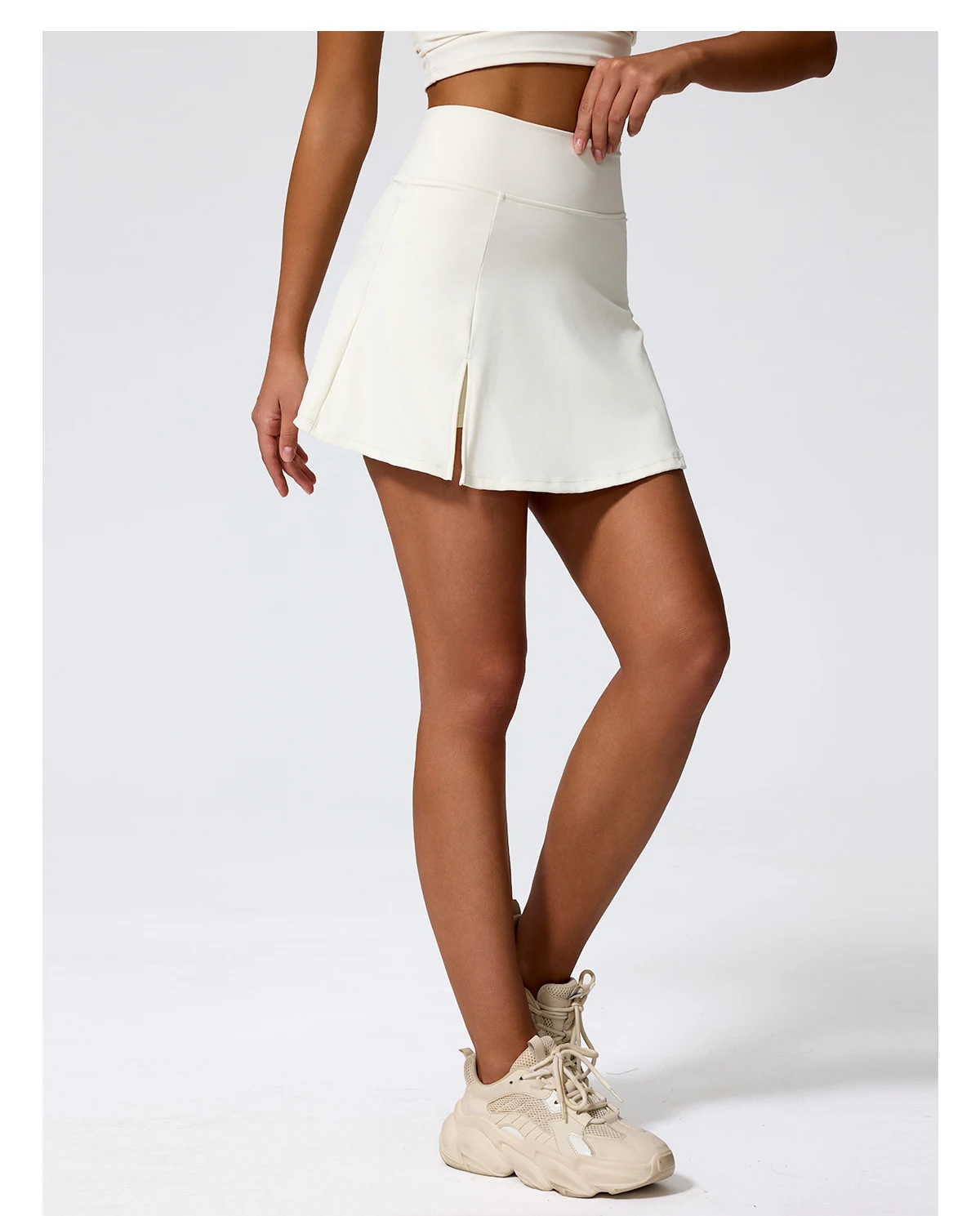 Hearuisavy Sports Skirt Woman High Waisted Workout Yoga Golf Skirt Quick Dry Breathable Short Skirt Casual Running Female Skorts