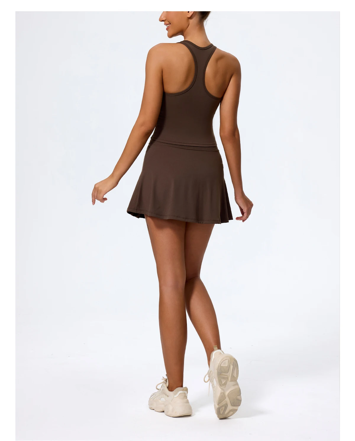 Hearuisavy Sports Skirt Woman High Waisted Workout Yoga Golf Skirt Quick Dry Breathable Short Skirt Casual Running Female Skorts