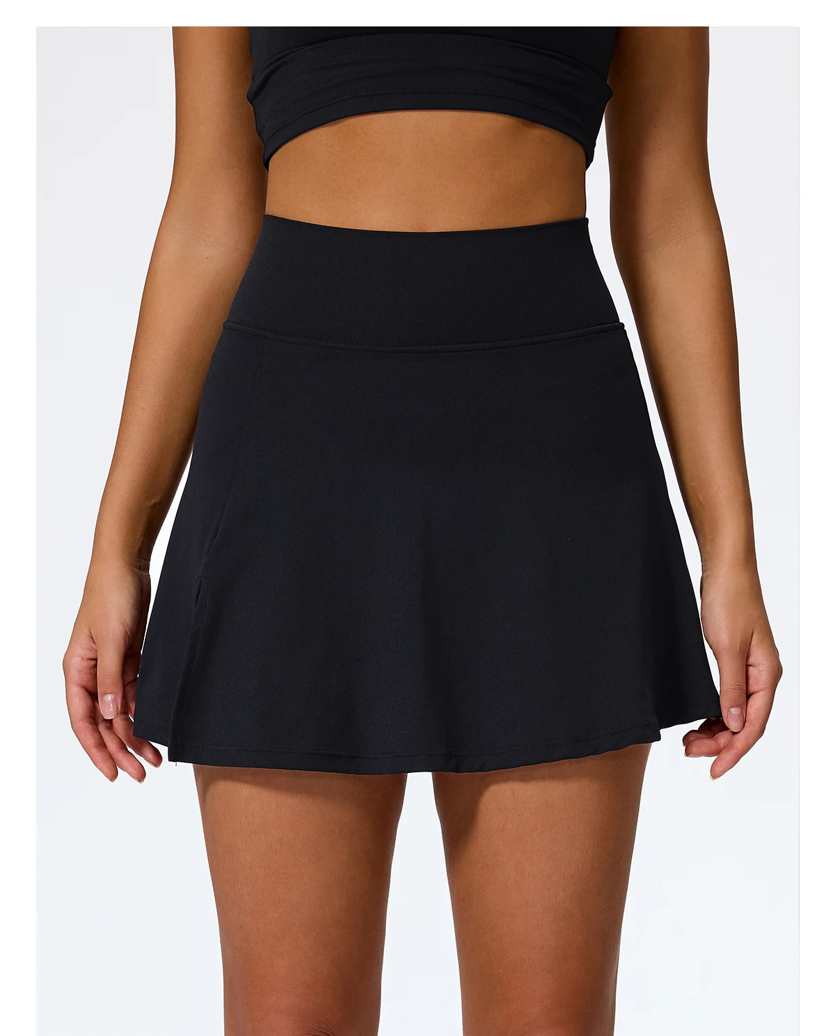 Hearuisavy Sports Skirt Woman High Waisted Workout Yoga Golf Skirt Quick Dry Breathable Short Skirt Casual Running Female Skorts