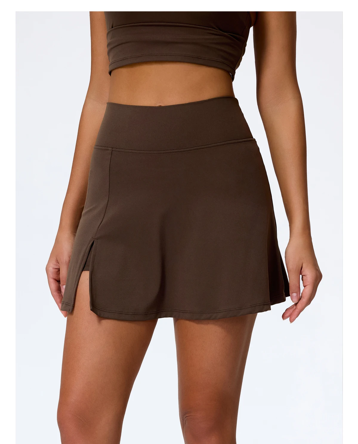 Hearuisavy Sports Skirt Woman High Waisted Workout Yoga Golf Skirt Quick Dry Breathable Short Skirt Casual Running Female Skorts