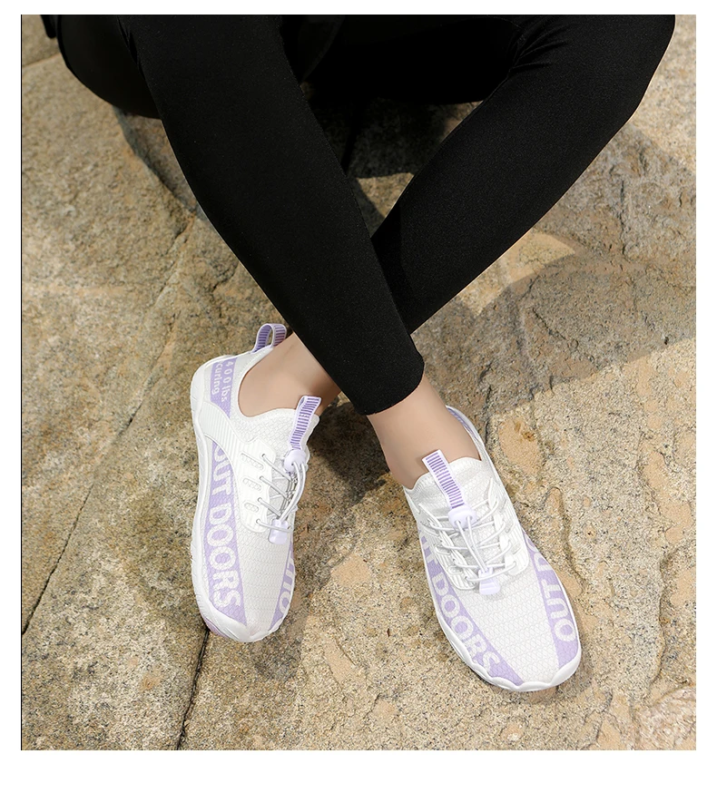 Unisex Five Fingers Barefoot Water Shoes Non-Slip Quick Dry Beach Shoes For Men Women Outdoor Swimming Surfing Fitness Sneakers