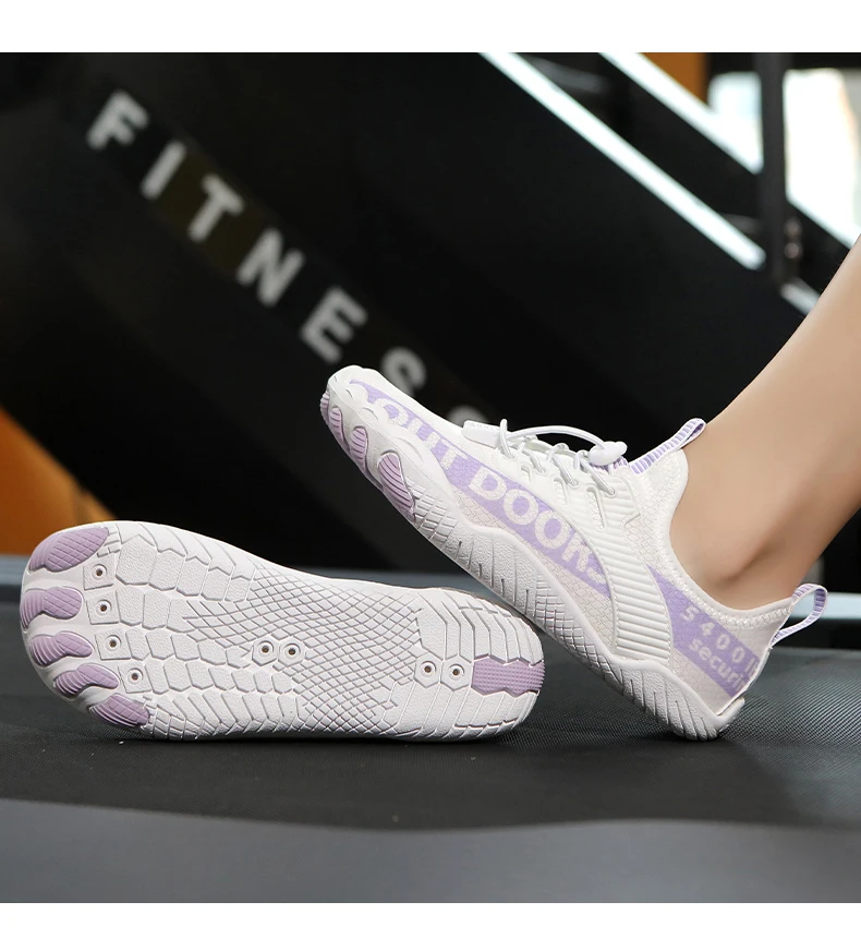 Unisex Five Fingers Barefoot Water Shoes Non-Slip Quick Dry Beach Shoes For Men Women Outdoor Swimming Surfing Fitness Sneakers