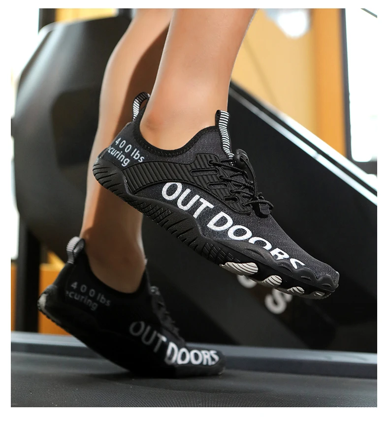 Unisex Five Fingers Barefoot Water Shoes Non-Slip Quick Dry Beach Shoes For Men Women Outdoor Swimming Surfing Fitness Sneakers