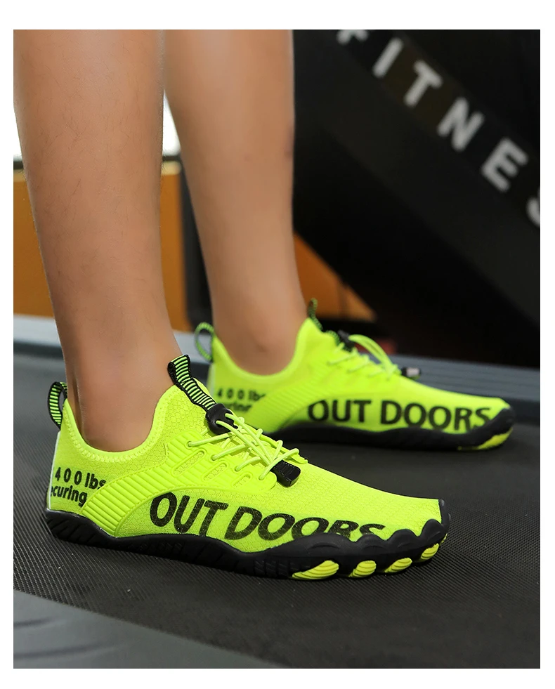 Unisex Five Fingers Barefoot Water Shoes Non-Slip Quick Dry Beach Shoes For Men Women Outdoor Swimming Surfing Fitness Sneakers