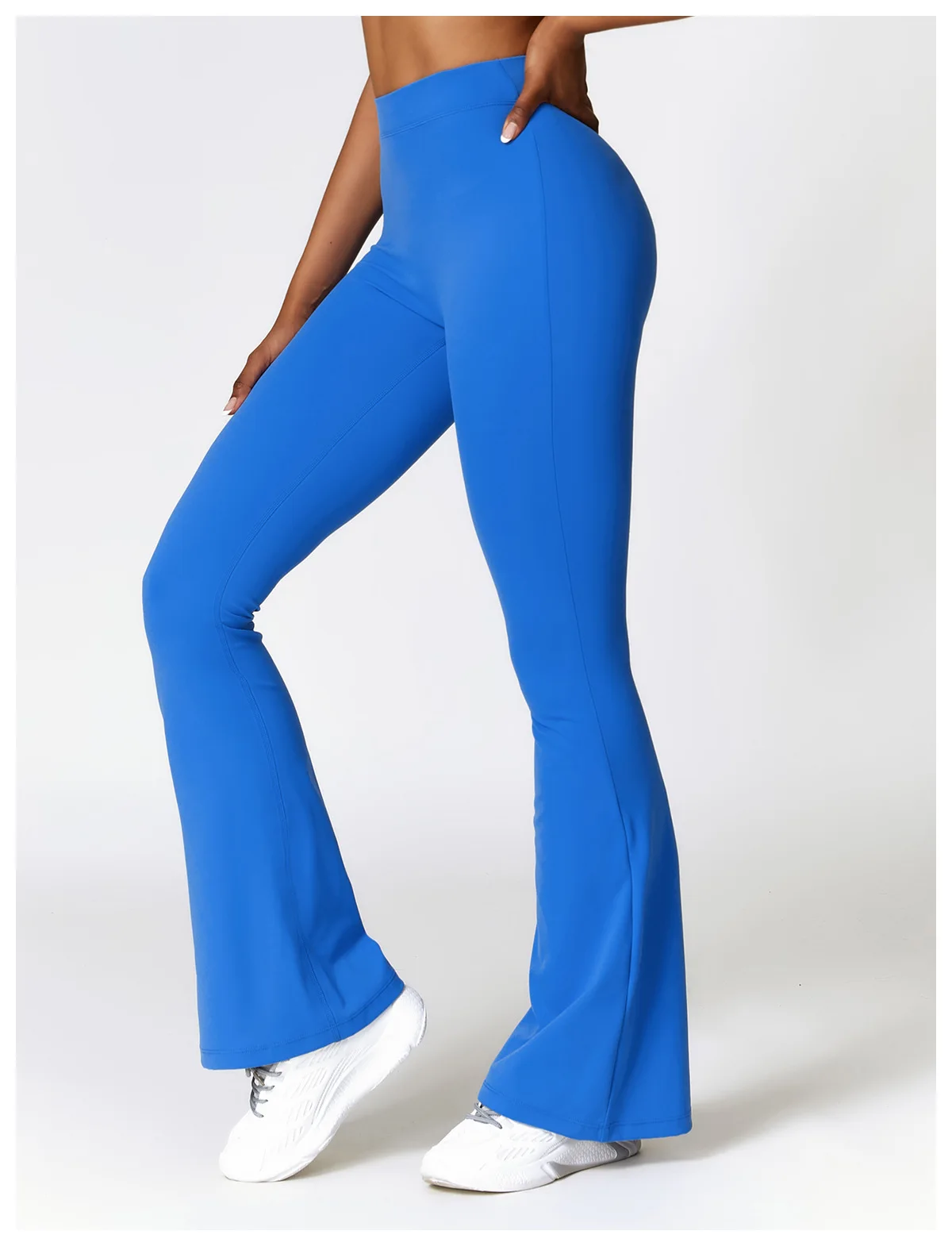 High Waist Flare Leggings Yoga Pants Women Wide Leg Pants Women Gym Workout Fitness Sports Flared Pants Latin Dance Trousers