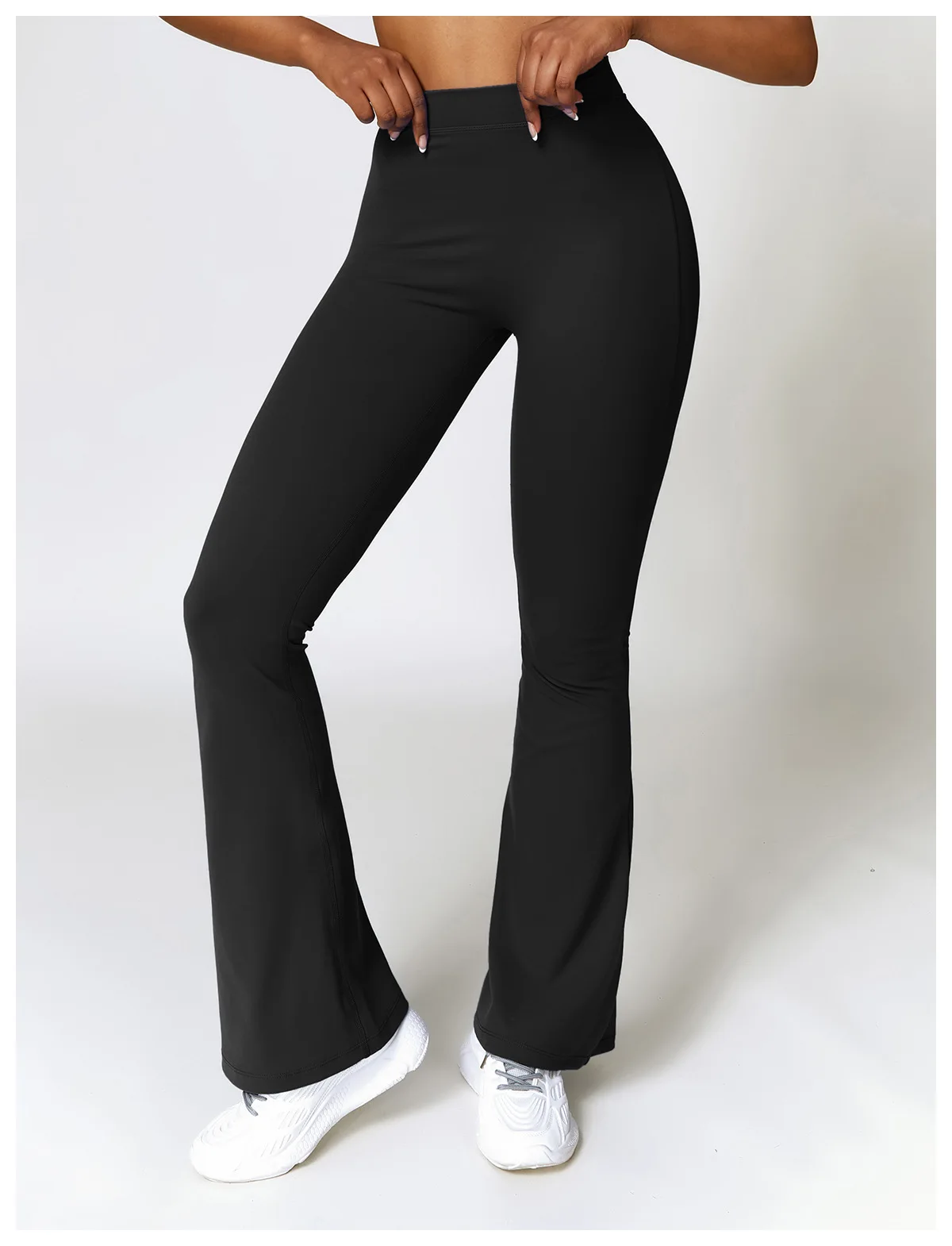 High Waist Flare Leggings Yoga Pants Women Wide Leg Pants Women Gym Workout Fitness Sports Flared Pants Latin Dance Trousers