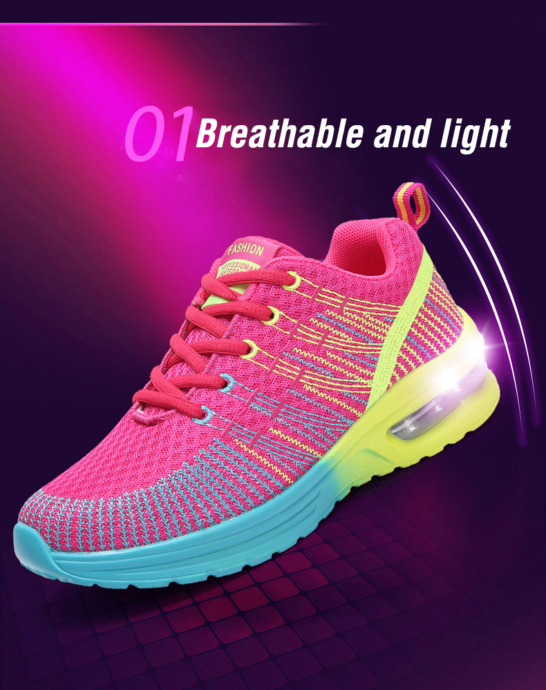 Running Shoes for Women Outdoor Breathable Fashion Womens Jogging Shoes 2025 Fitness Sneakers Colorful Cushion Sneaker Female