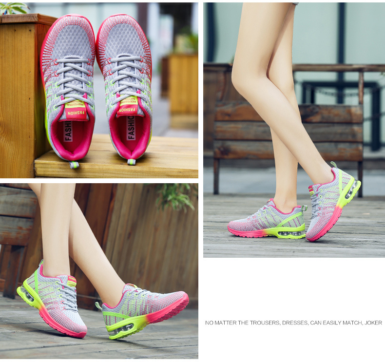 Running Shoes for Women Outdoor Breathable Fashion Womens Jogging Shoes 2025 Fitness Sneakers Colorful Cushion Sneaker Female