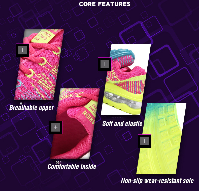 Running Shoes for Women Outdoor Breathable Fashion Womens Jogging Shoes 2025 Fitness Sneakers Colorful Cushion Sneaker Female