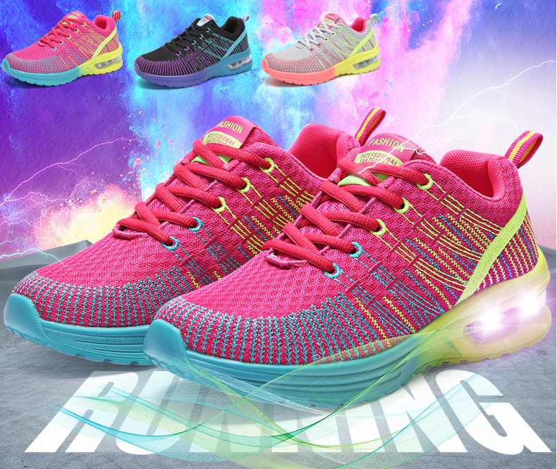 Running Shoes for Women Outdoor Breathable Fashion Womens Jogging Shoes 2025 Fitness Sneakers Colorful Cushion Sneaker Female