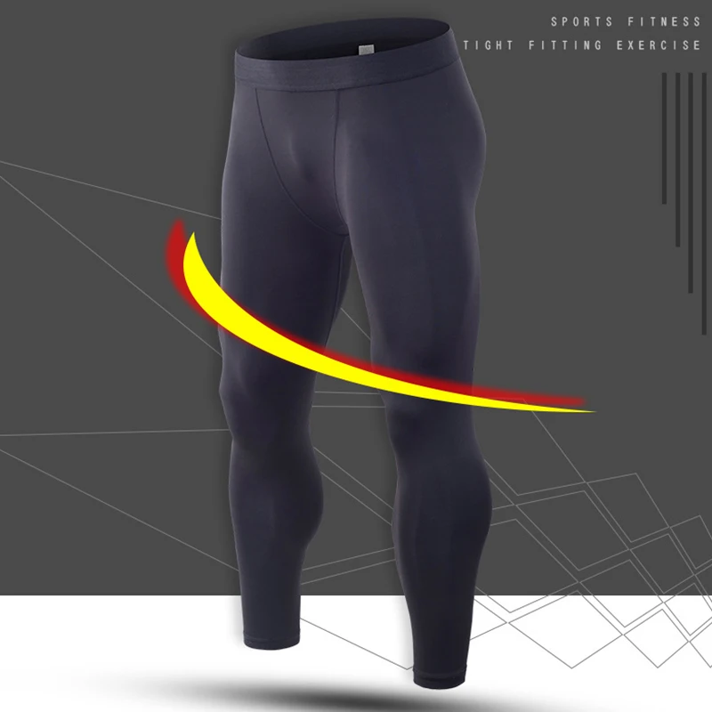 Men Compression Sport Pants Quick Dry Fitness Gym Tights Running Leggings Training Sport Tights Basketball Man Football Clothes