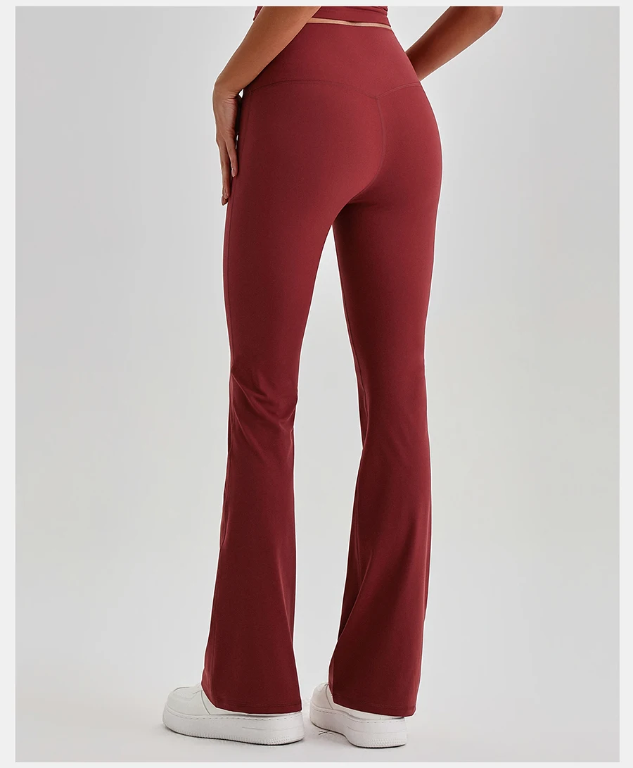 Buttery Soft Flared Leggings High Waist Tummy Control Bootcut Yoga Pants No Camel Toe Squat Proof Workout Gym Leggings For Women