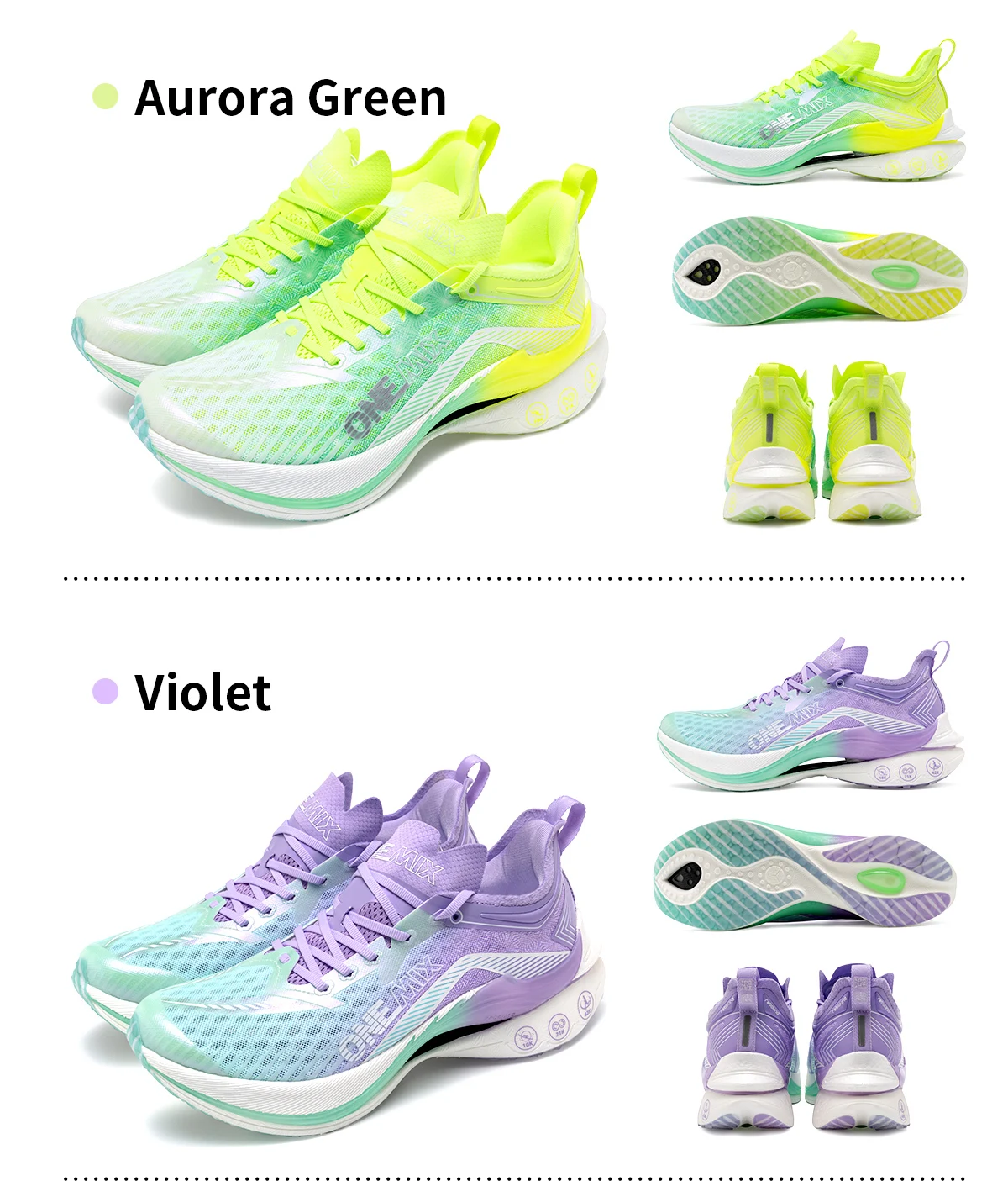 ONEMIX 2026 Professional Marathon Running Shoes for Men Anti-slip Ultra-light Rebound Athletic Carbon Plate Sport Shoes Sneakers