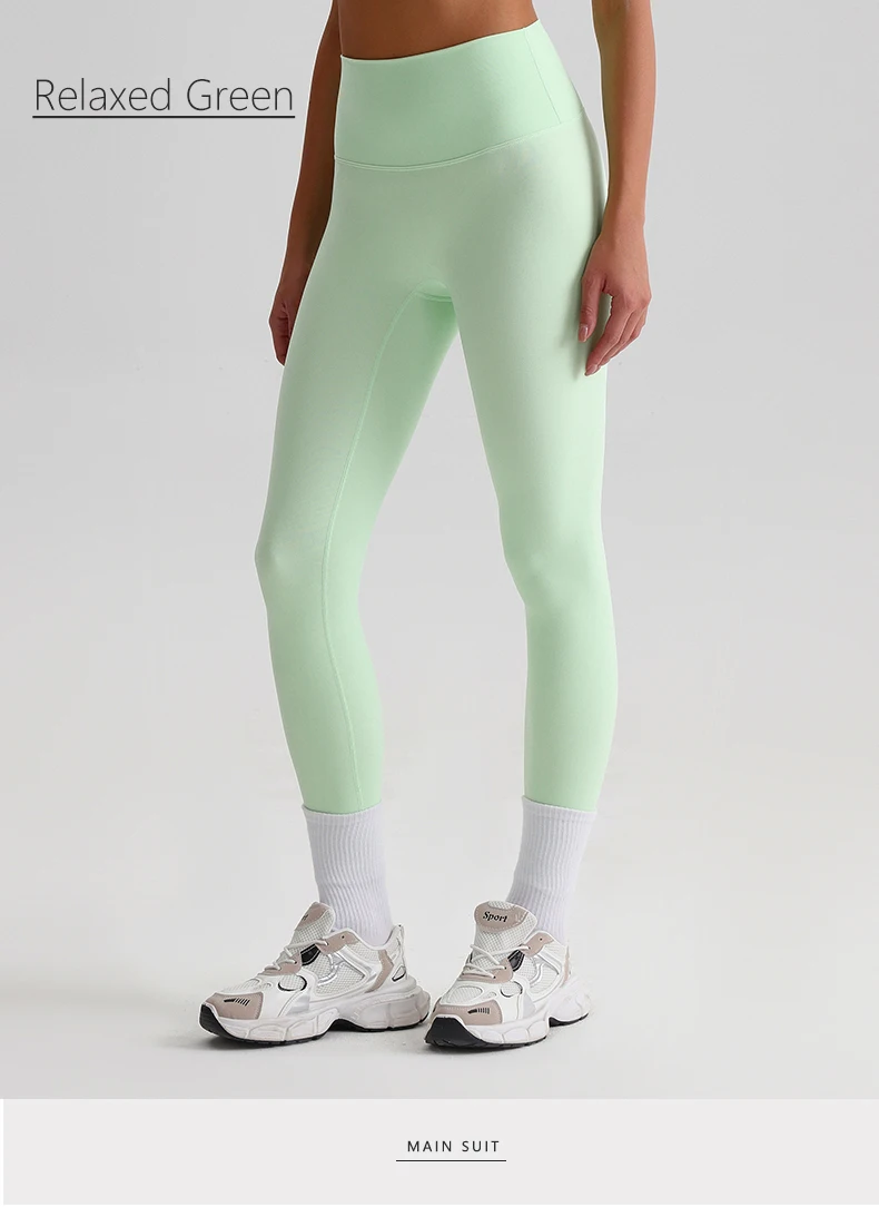Buttery Soft Spandex Gym Tights Tummy Control Yoga Pants No Camel Toe High Waist Sport Leggings Push Up Running Pants For Women