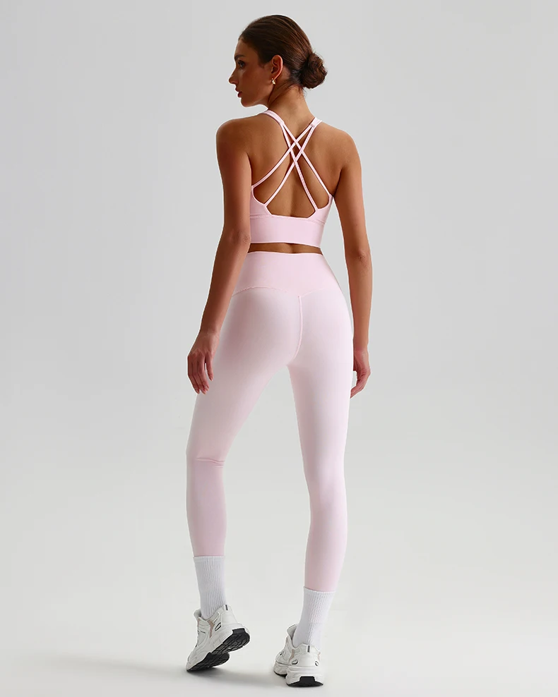 Buttery Soft Spandex Gym Tights Tummy Control Yoga Pants No Camel Toe High Waist Sport Leggings Push Up Running Pants For Women