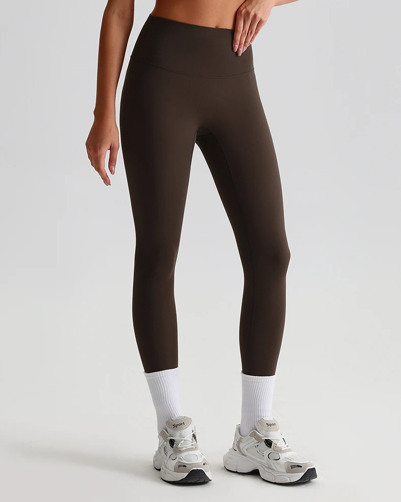 Buttery Soft Spandex Gym Tights Tummy Control Yoga Pants No Camel Toe High Waist Sport Leggings Push Up Running Pants For Women