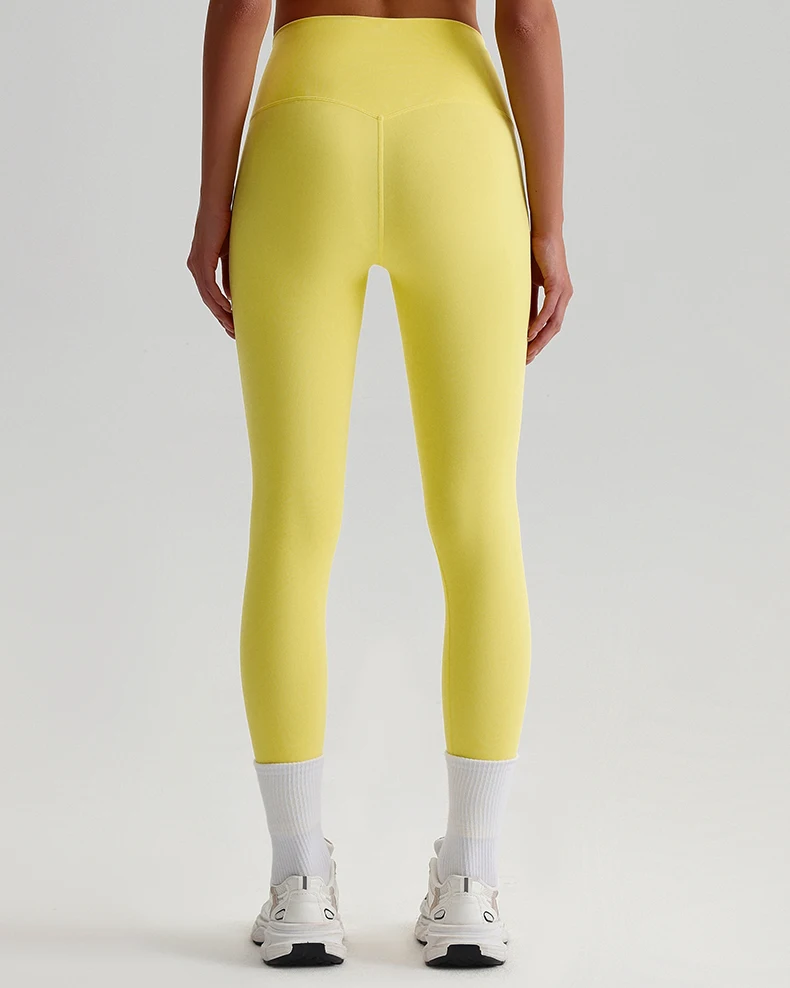 Buttery Soft Spandex Gym Tights Tummy Control Yoga Pants No Camel Toe High Waist Sport Leggings Push Up Running Pants For Women