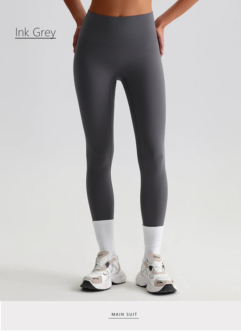Buttery Soft Spandex Gym Tights Tummy Control Yoga Pants No Camel Toe High Waist Sport Leggings Push Up Running Pants For Women