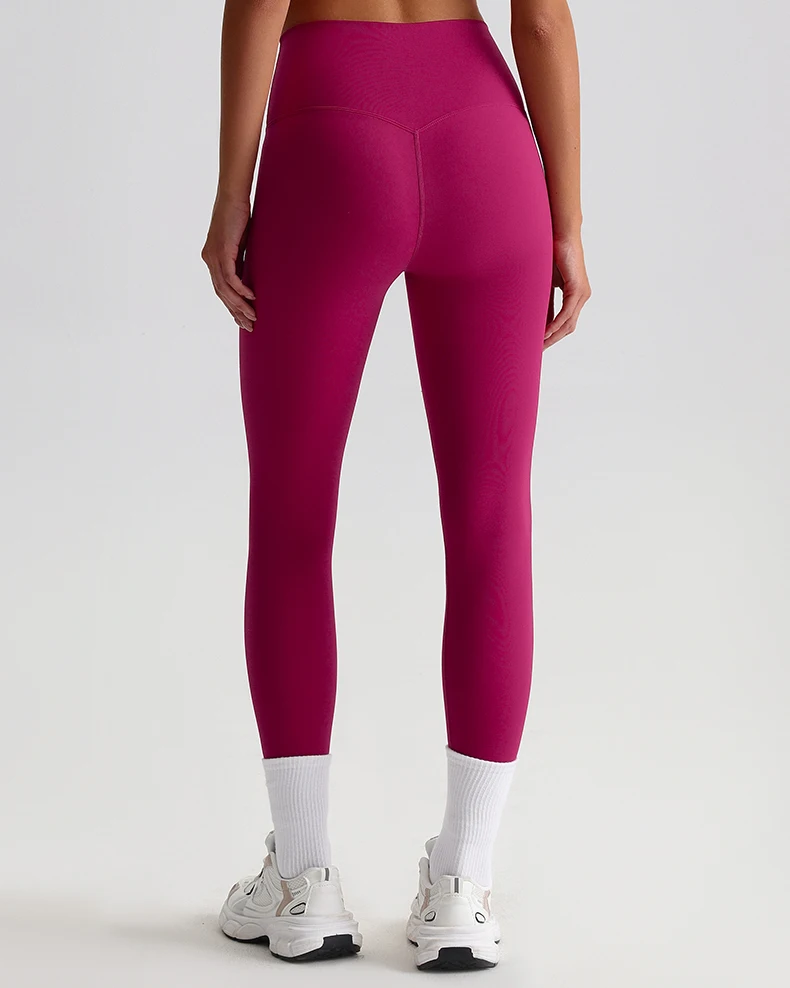 Buttery Soft Spandex Gym Tights Tummy Control Yoga Pants No Camel Toe High Waist Sport Leggings Push Up Running Pants For Women