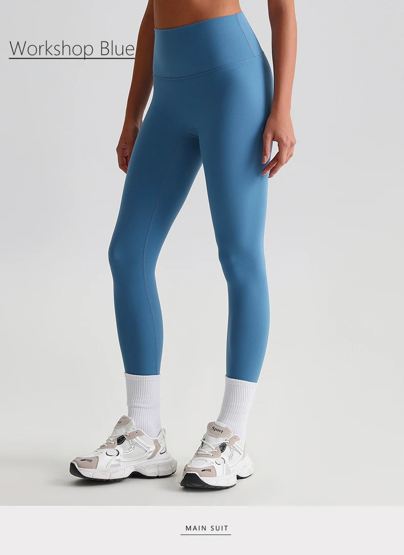 Buttery Soft Spandex Gym Tights Tummy Control Yoga Pants No Camel Toe High Waist Sport Leggings Push Up Running Pants For Women