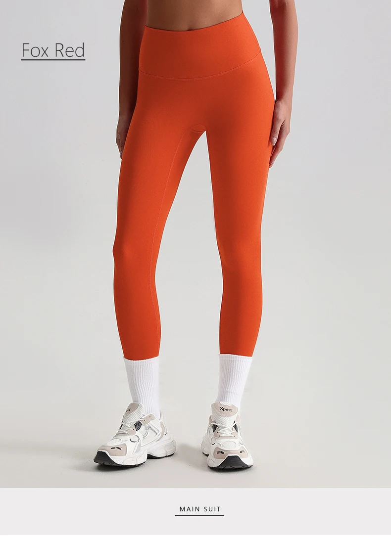 Buttery Soft Spandex Gym Tights Tummy Control Yoga Pants No Camel Toe High Waist Sport Leggings Push Up Running Pants For Women