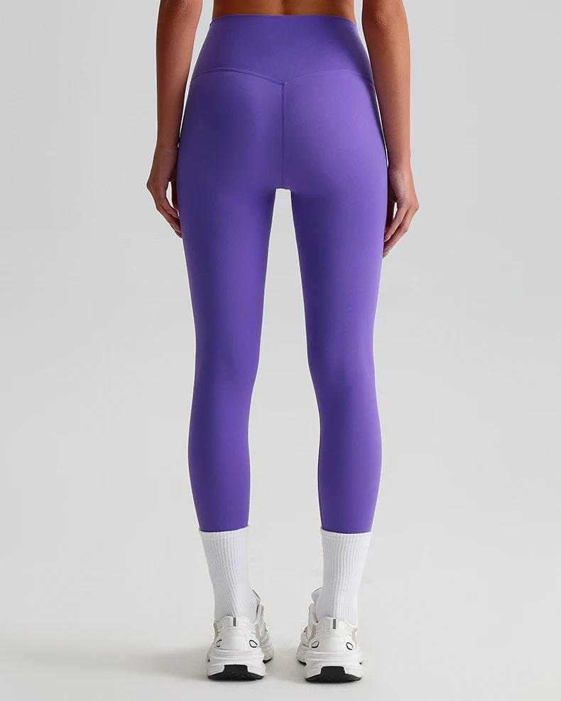 Buttery Soft Spandex Gym Tights Tummy Control Yoga Pants No Camel Toe High Waist Sport Leggings Push Up Running Pants For Women
