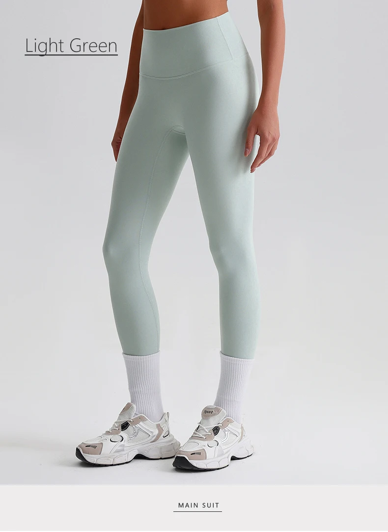 Buttery Soft Spandex Gym Tights Tummy Control Yoga Pants No Camel Toe High Waist Sport Leggings Push Up Running Pants For Women