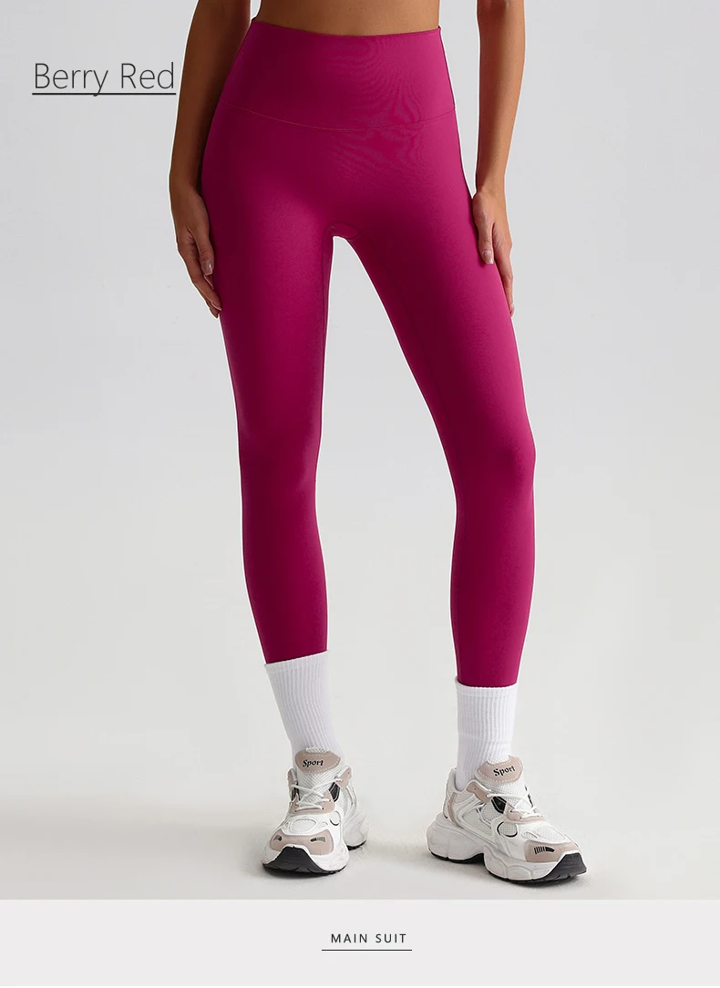 Buttery Soft Spandex Gym Tights Tummy Control Yoga Pants No Camel Toe High Waist Sport Leggings Push Up Running Pants For Women