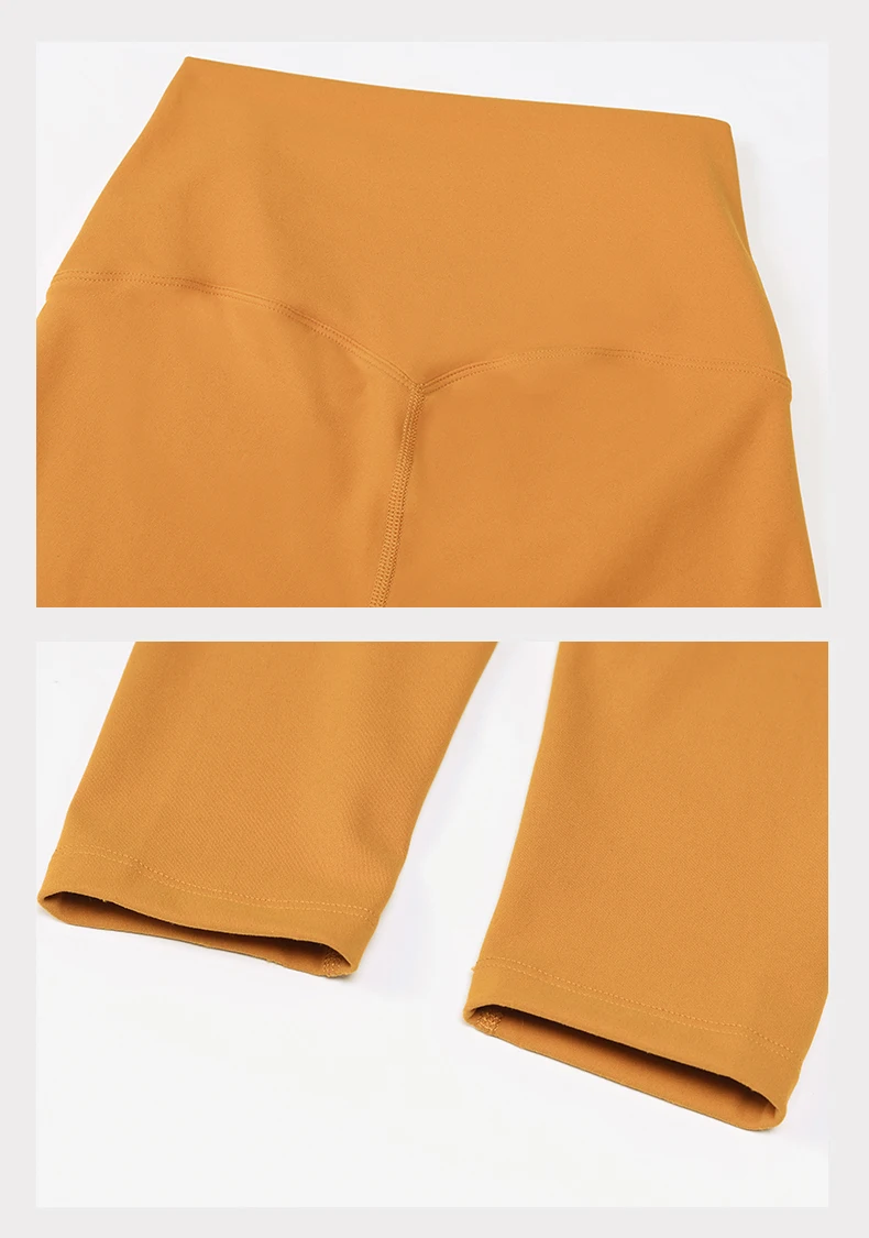 Buttery Soft Spandex Gym Tights Tummy Control Yoga Pants No Camel Toe High Waist Sport Leggings Push Up Running Pants For Women
