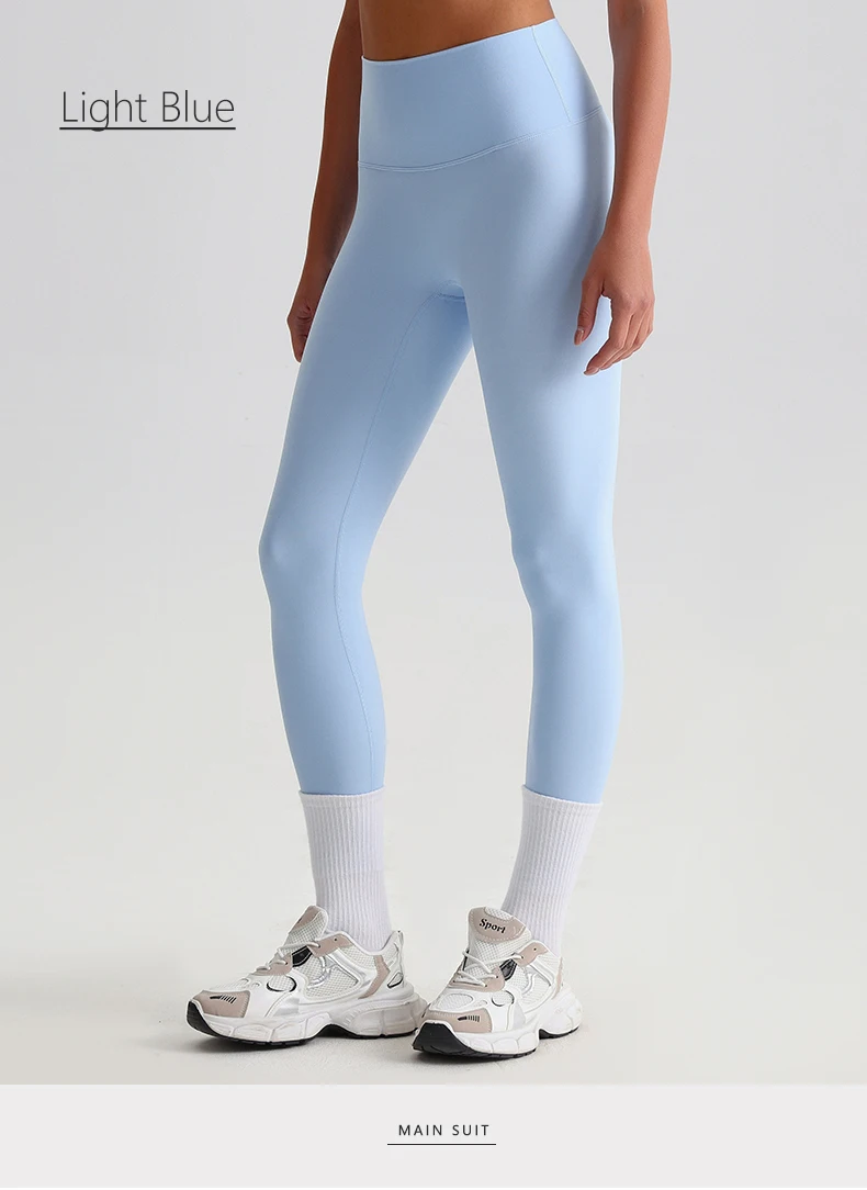 Buttery Soft Spandex Gym Tights Tummy Control Yoga Pants No Camel Toe High Waist Sport Leggings Push Up Running Pants For Women