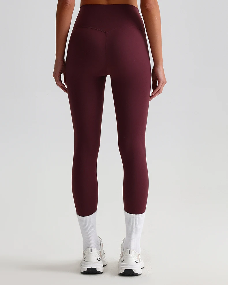 Buttery Soft Spandex Gym Tights Tummy Control Yoga Pants No Camel Toe High Waist Sport Leggings Push Up Running Pants For Women