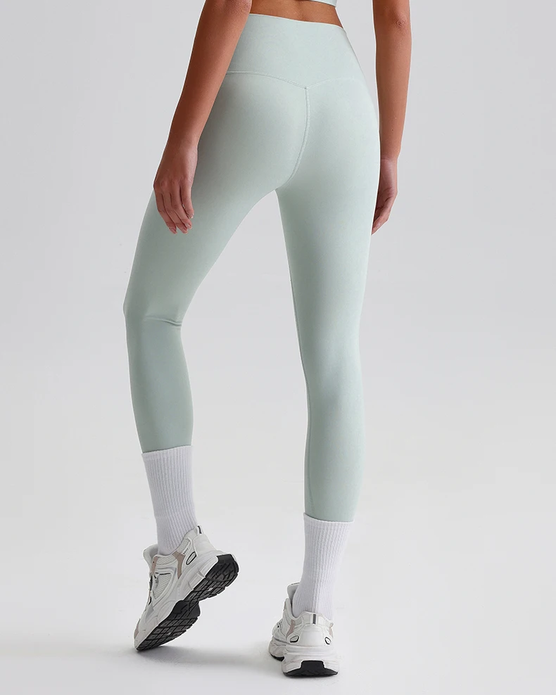 Buttery Soft Spandex Gym Tights Tummy Control Yoga Pants No Camel Toe High Waist Sport Leggings Push Up Running Pants For Women