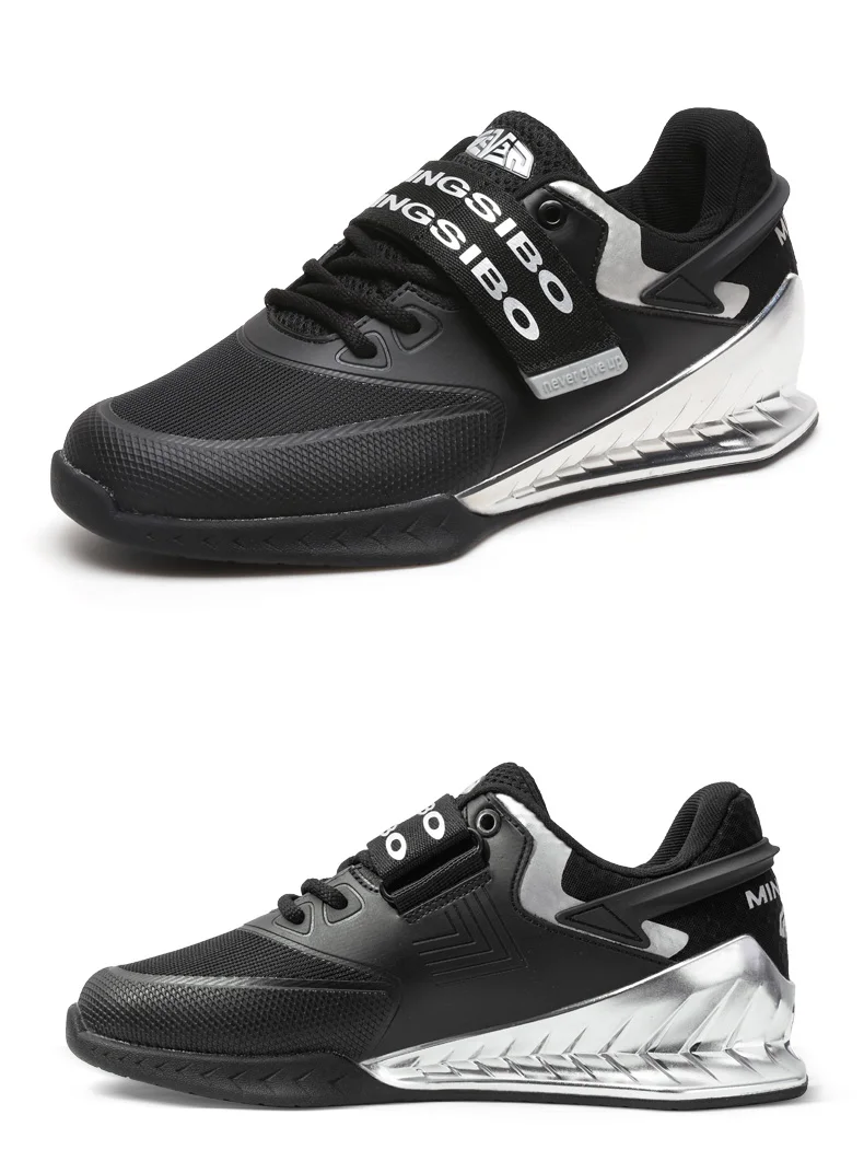 Men Professional Weightlifting Shoes Women Gym Squat Boots Deadlift Non Slip Shoes High-Quality Sports Brand Training Sneakers