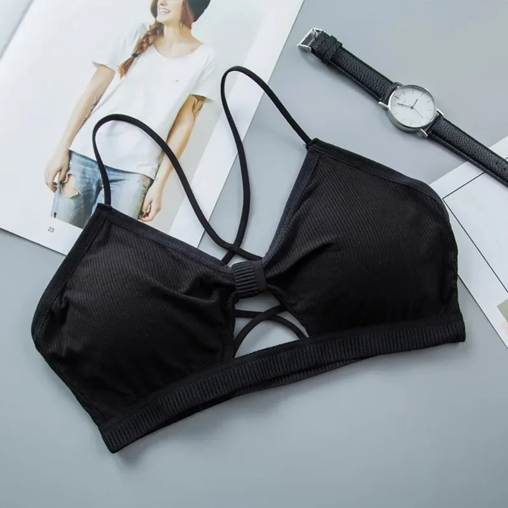 Women Cross Strap Sports Bra Push Up Top Women Yoga Gym Crop Tops Brassiere Femme Fitness Tops Sport Breathable Bras