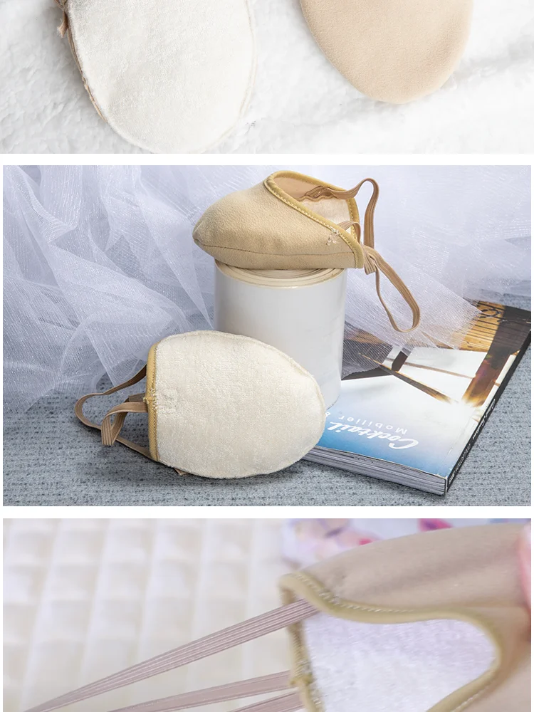Dynadans New Professional Rhythmic Gymnastics Shoes Women's Half Foot Shoes Children's Suede Half Foot Dance Toe Shoes