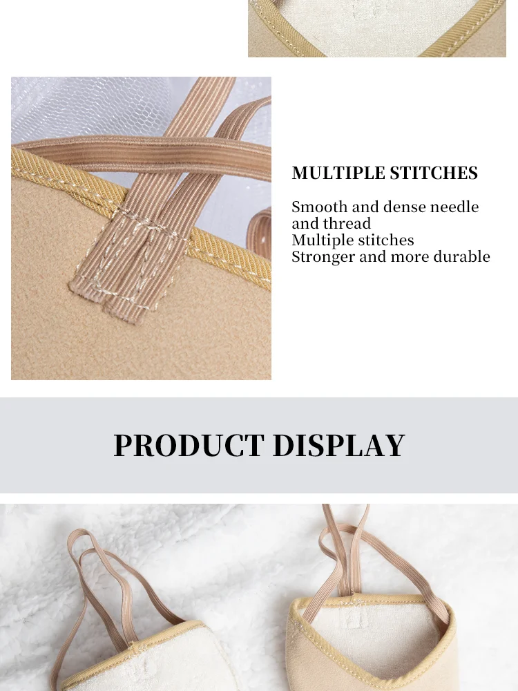 Dynadans New Professional Rhythmic Gymnastics Shoes Women's Half Foot Shoes Children's Suede Half Foot Dance Toe Shoes