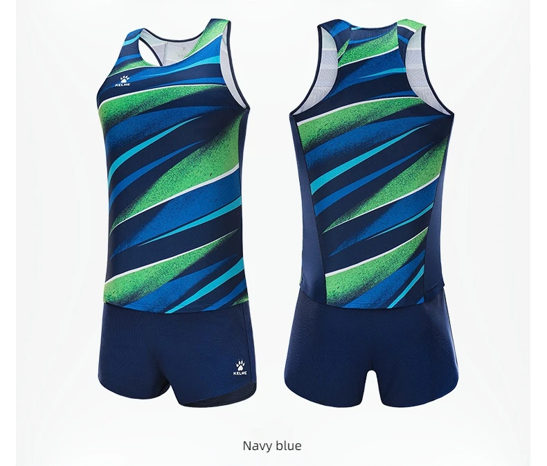 KELME track and field uniforms suits men and women custom made professional competition undershirt sports test sprint training