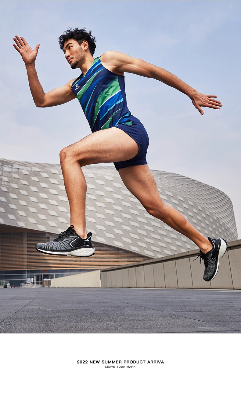 KELME track and field uniforms suits men and women custom made professional competition undershirt sports test sprint training
