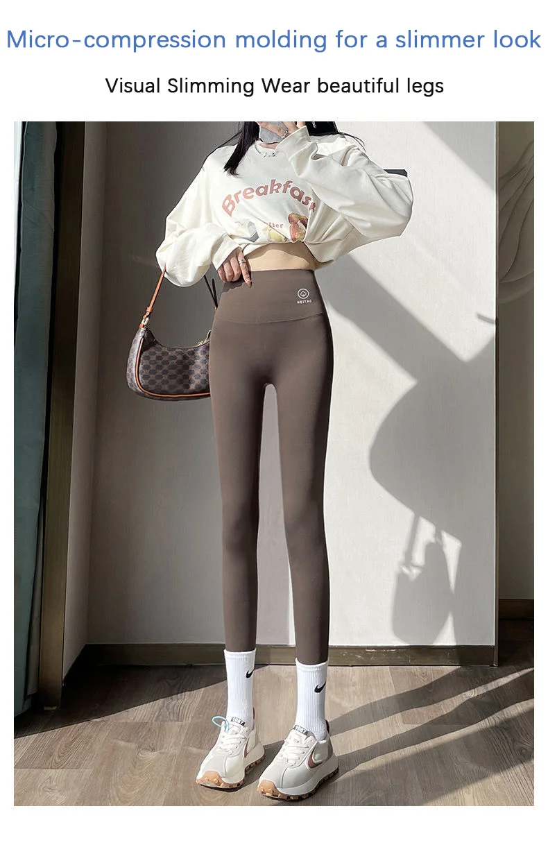 2024 Spring New Seamless Shark Leggings Women Multicolor Thin High Waist Summer Sports Running Fitness Leggings