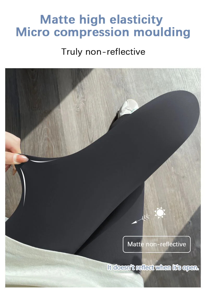 2024 Spring New Seamless Shark Leggings Women Multicolor Thin High Waist Summer Sports Running Fitness Leggings