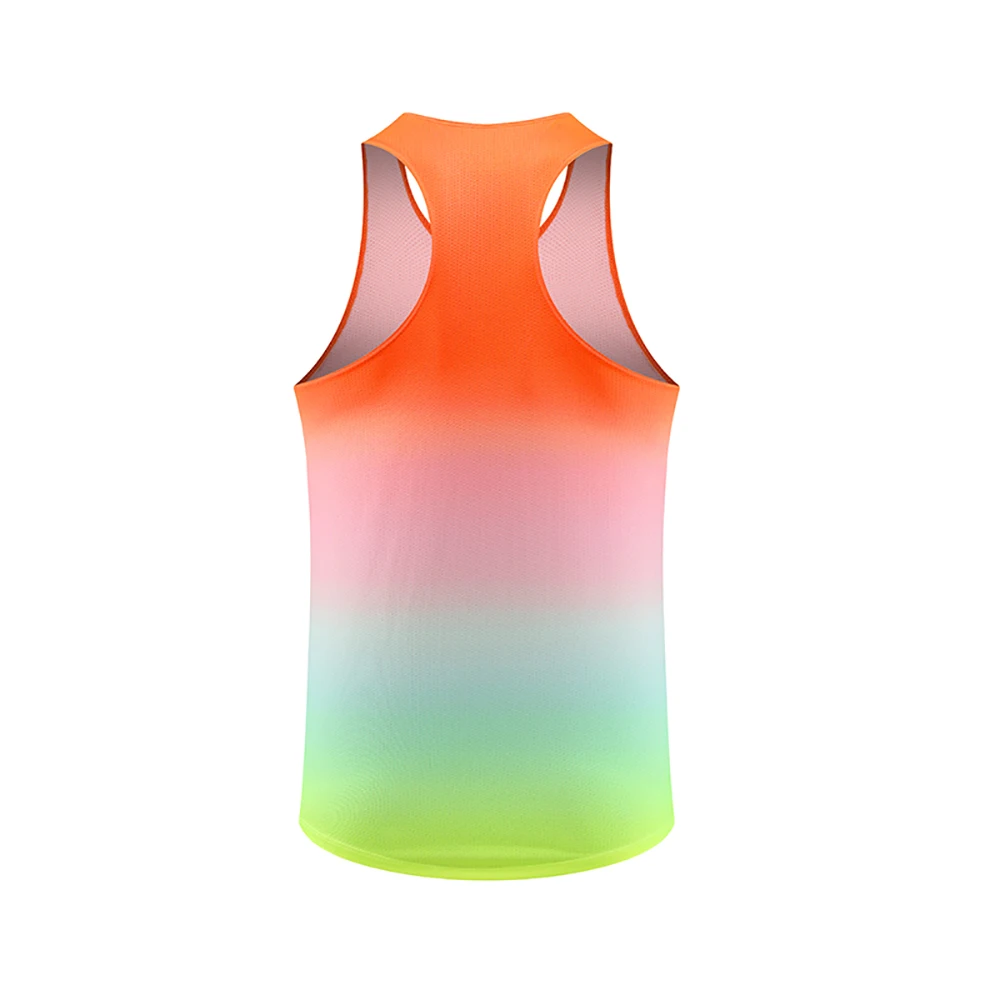 Men Run Vest Tank Top Speed Fitness Running Shirt Sleeveless Singlet