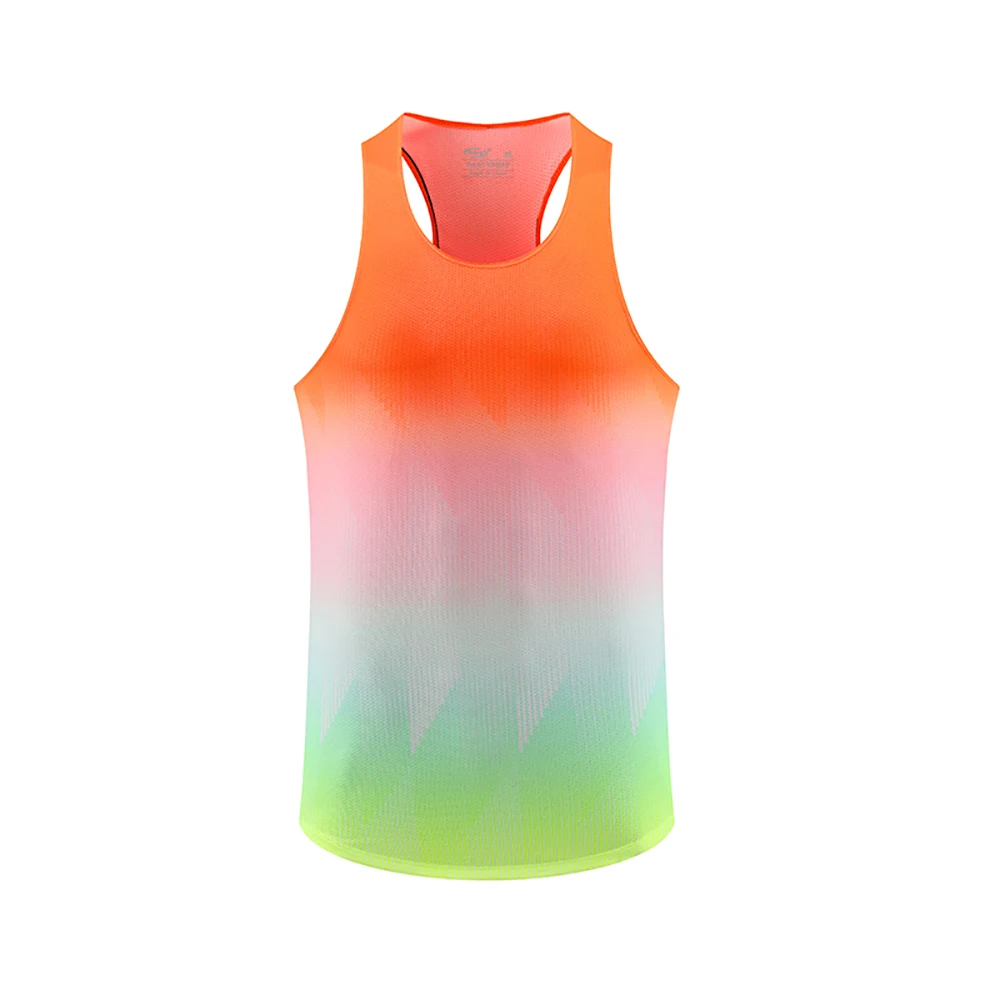 Men Run Vest Tank Top Speed Fitness Running Shirt Sleeveless Singlet