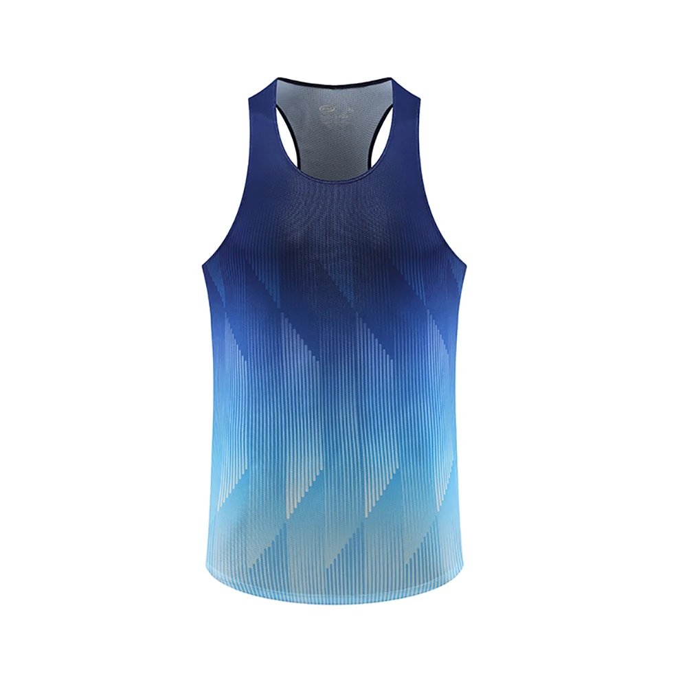 Men Run Vest Tank Top Speed Fitness Running Shirt Sleeveless Singlet